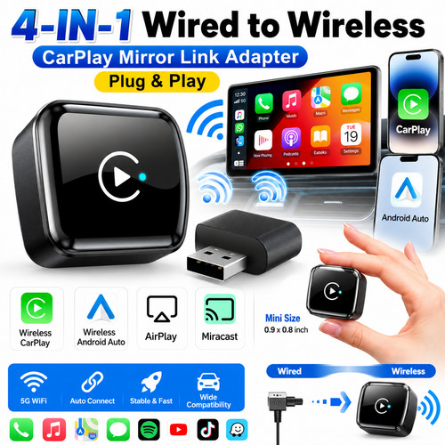 Adattatore wireless carplay - adattatore, 4