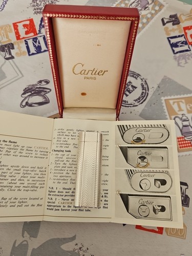 Accendino cartier argento - cartier,
