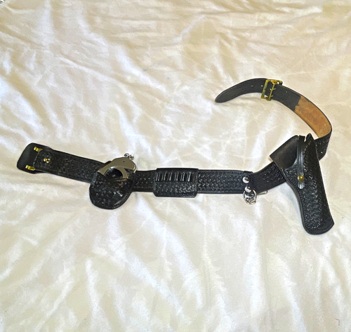 Set cintura polizia pelle - polizia, in