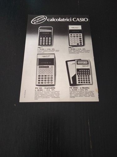 1978 casio pm1 - casio, fx2500