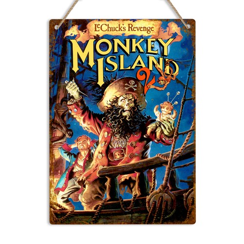 Monkey island insegna - insegna, da