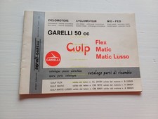 GARELLI 50 GULP Flex- Matic- Matic Lusso 1977 catalogo ricambi originale