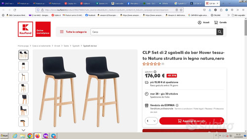 Coppia sgabelli clp - coppia,