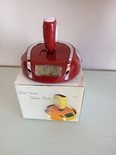 Radio radiolina fm digitale con termometro e calendario nuova in box