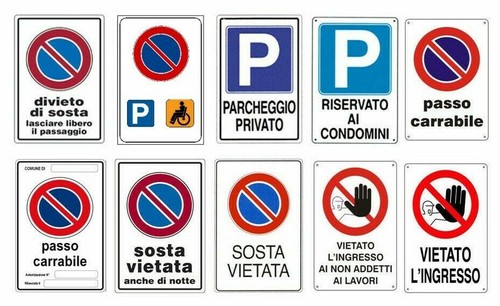 Cartello segnaletico cartelli - cartello,