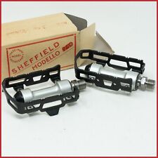 NOS ALES PEDALI TITANIO QUILL BICI DA CORSA VINTAGE VECCHIA LEGGERA