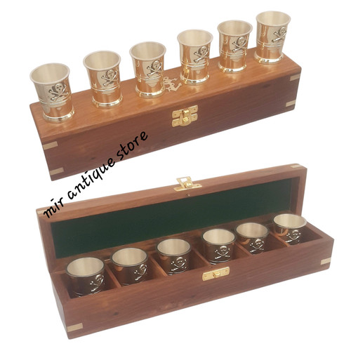 Set bicchieri vintage ottone - vintage,