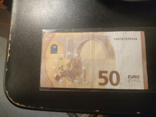 banconota 50 euro rara Spagnola e 5 cifre Uguali - 5 equal Digits - Spanish code