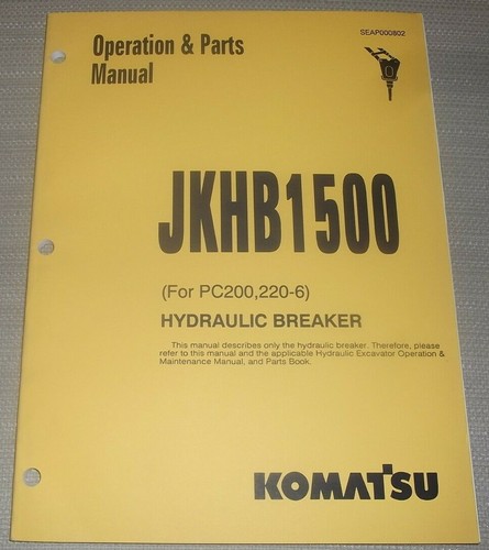 Komatsu jkhb1500 martello - komatsu,
