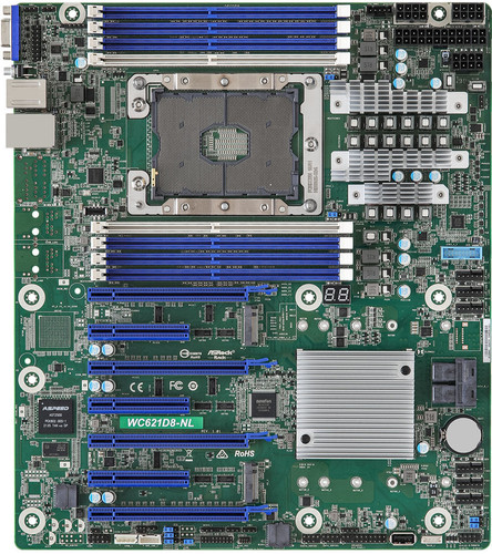 Asrock rack wc621d8 xeon - asrock, &