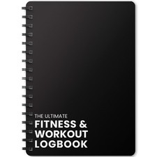 Gym Workout Log Book, 100 Page, Xl A5 Exercise, Fitness and Training Planner Set