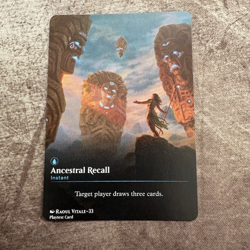Ancestral recall custom art - custom,