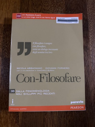 Libro con filosofare dalla - con-filosofare, 3b