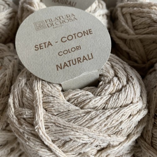 Filatura crosa seta cotone - di,