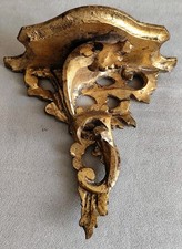 PICCOLA MENSOLA ANTICA DORATA COME DA FOTO