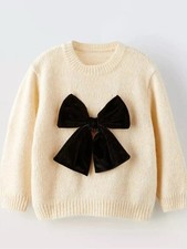 Maglione maglia Zara panna con