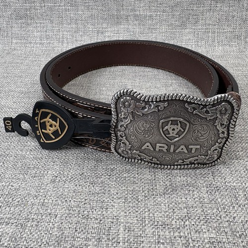 Cintura uomo ariat - cintura, marrone