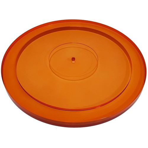 Piatto acrilico rosso colorato