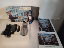 TELEPHONE PORTABLE NOKIA 6100 GRIS + CHARGEUR + NOTICE + BOITE BEL ETAT S ALLUME