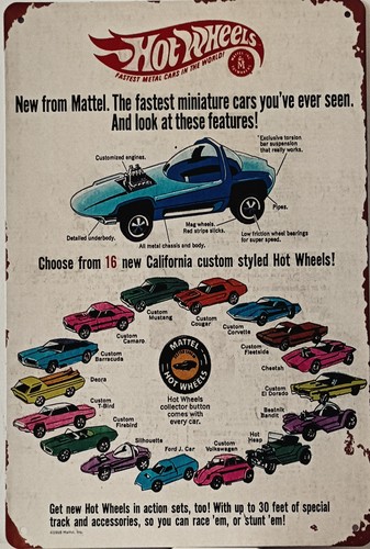 Targa hot wheels 1968 - hot,