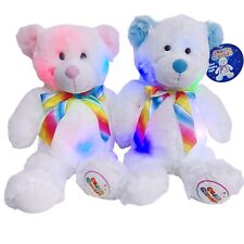 Orso Luminoso Peluche 43 cm Morbido Orsetto Cuddle Glowers Led multicolore
