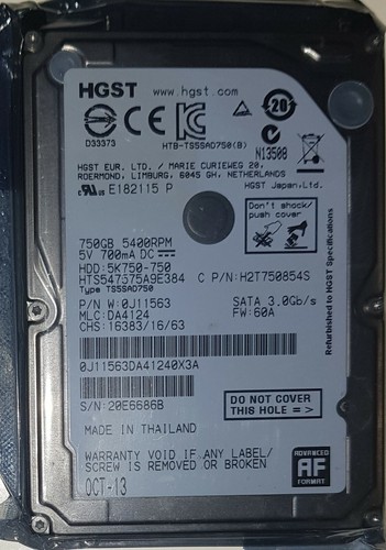 Hdd seagate 750 gb - hdd,