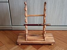 Supporto per Penne Stilografiche da Scrivania 6 Posti in Legno