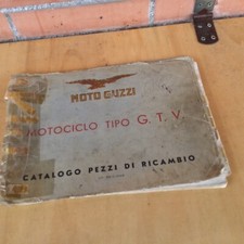 Moto D’ Epoca Catalogo pezzi di ricambio motociclo Guzzi tipo G TV seconda