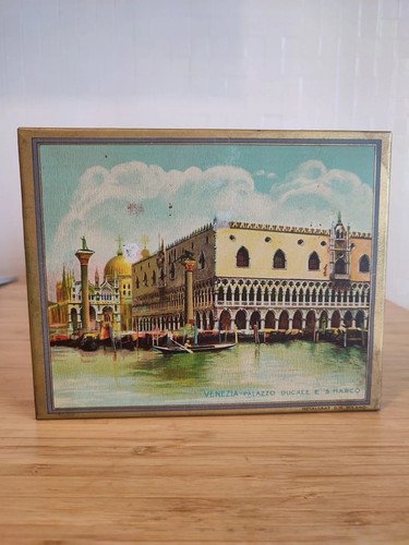 Scatola latta antica anni 20 - latta,