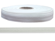 EMMEBI. Nastro, fettuccia tende a pacchetto steccate, TUBOLARE18TB 18mm - Bianco