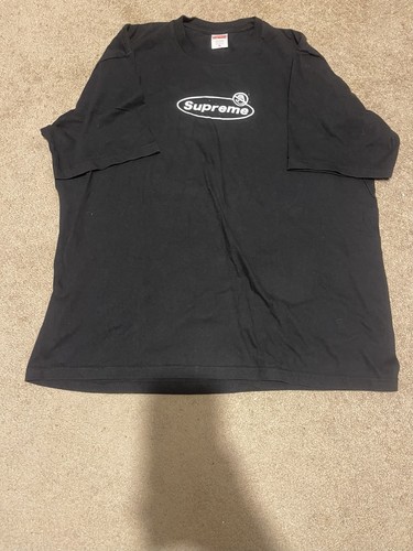 Supreme tshirt nera uomo - supreme,