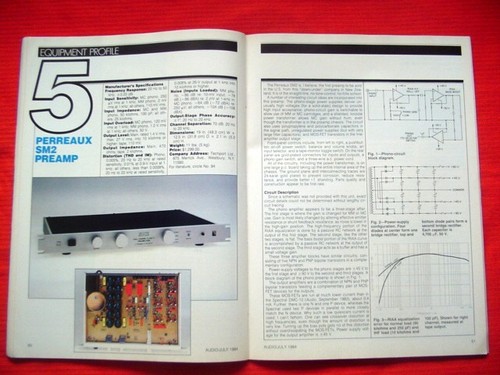 Perreaux sm2 preamplifier test - preamplifier,