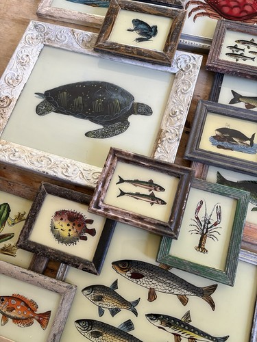 Dipinti acquatici vetro - dipinti,