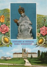 CARTOLINA VG ITALIA BOLZANO MONTE SAN PIETRO SANTUARIO PIETRALBA  ITALY POSTCARD
