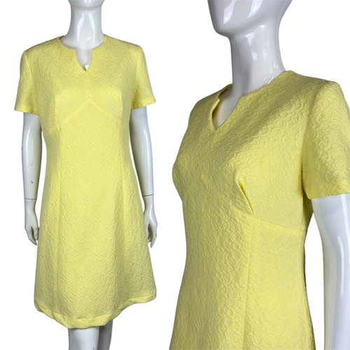 Abito vintage anni giallo - abito, '60