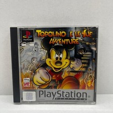 TOPOLINO E LE SUE AVVENTURE  COMPLETO PLATINUM PAL ITA ITALIANO PLAYSTATION 1