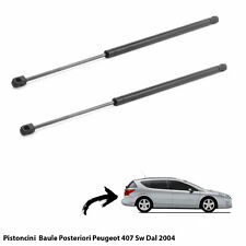 2  MOLLE A GAS PISTONI PISTONCINI PORTELONE BAGAGLI PEUGEOT 407 SW 2004