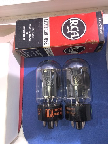 Rca usa 6l6gc - rca, blackplates