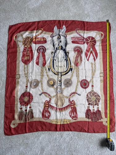 Sciarpa seta hermes frontaux - seta,