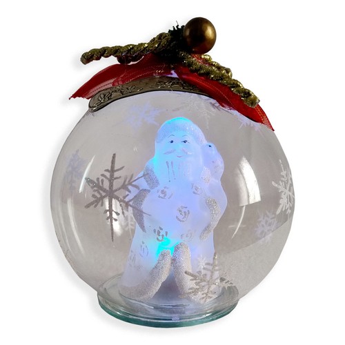 Babbo natale luminoso dome - luminoso,
