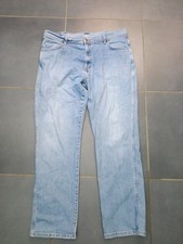 Wrangler Jeans Uomo Blu Zip
