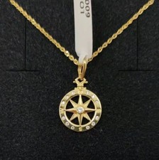 Pendente E Catena Oro 18K 750