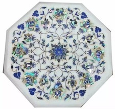 Tavolino laterale in marmo 12"