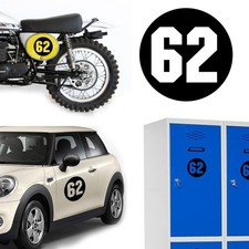 Numero 62 Via, Adesivo In