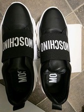 Moschino Tainers in pelle nera
