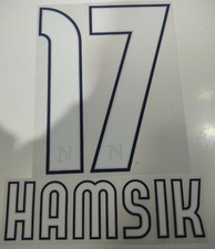 SSC NAPOLI NAMESET KIT UFFICIALE NOME+NUMERO  hamsik stagione 10/11