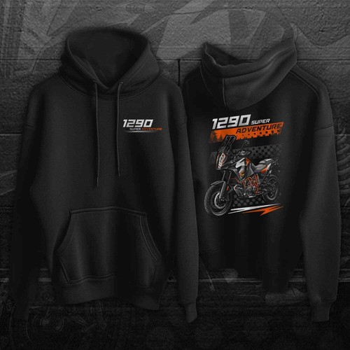 Felpa con cappuccio moto ktm - felpa,