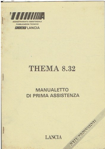 Lancia thema berlina 1987 - 8.32,