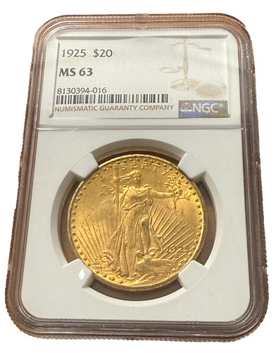 1925 oro 20 dollari - oro,