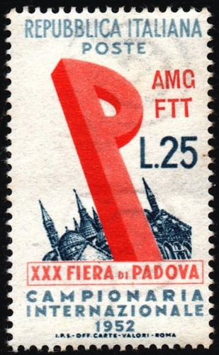 Trieste zona amg ftt 1952 - amg-ftt,